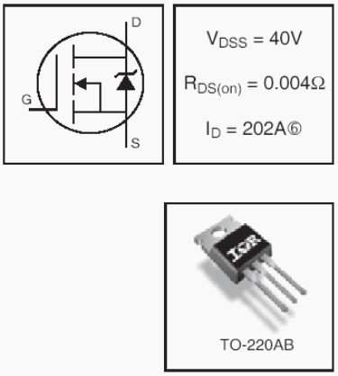IRF1404, HEXFET Power MOSFETs Discrete N-Channel