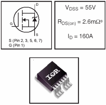 IRF3805S-7P, HEXFET Power MOSFETs Discrete N-Channel