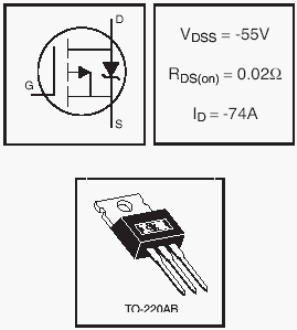 IRF4905, HEXFET Power MOSFETs Discrete P-Channel