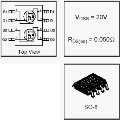 IRF7301, HEXFET Power MOSFETs Dual N-Channel
