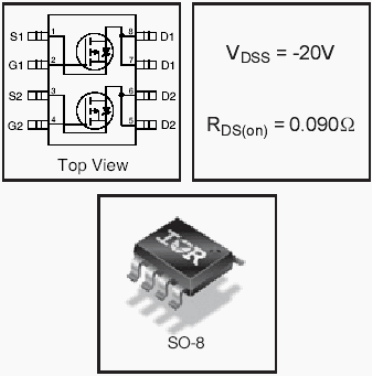 IRF7304Q, HEXFET Power MOSFETs Dual P-Channel