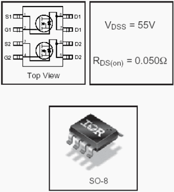 IRF7341IPBF, HEXFET Power MOSFETs Dual N-Channel