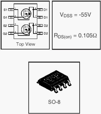IRF7342, HEXFET Power MOSFETs Dual P-Channel