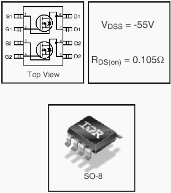 IRF7342Q, HEXFET Power MOSFETs Dual P-Channel