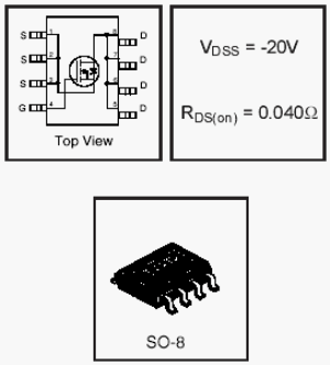 IRF7404, HEXFET Power MOSFETs Discrete P-Channel