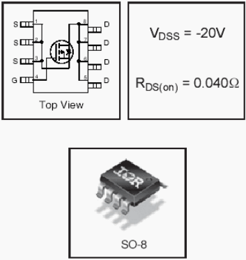 IRF7404QPBF, HEXFET Power MOSFETs Discrete P-Channel