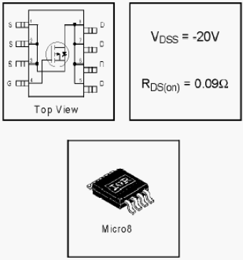 IRF7604, HEXFET Power MOSFETs Discrete P-Channel