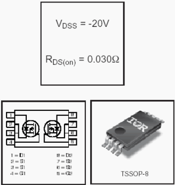 IRF7750, HEXFET Power MOSFETs Dual P-Channel