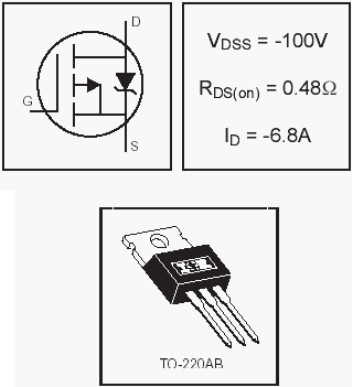 IRF9520N, HEXFET Power MOSFETs Discrete P-Channel