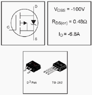 IRF9520NL, HEXFET Power MOSFETs Discrete P-Channel