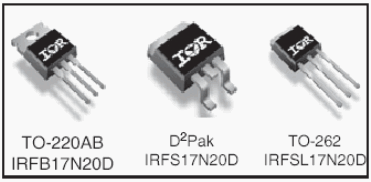 IRFS17N20D, HEXFET Power MOSFETs Discrete N-Channel