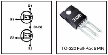 IRFI4212H-117P, HEXFET Power MOSFETs Dual N-Channel