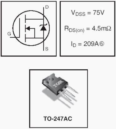 IRFP2907, HEXFET Power MOSFETs Discrete N-Channel