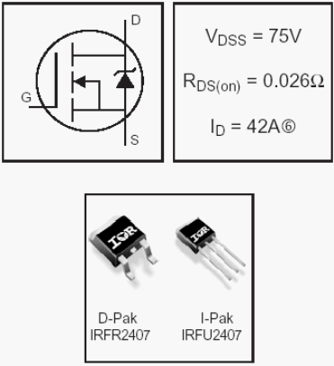 IRFR2407, HEXFET Power MOSFETs Discrete N-Channel