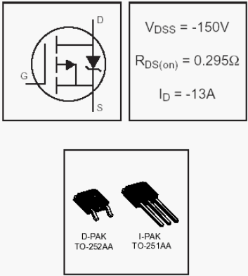 IRFU6215, HEXFET Power MOSFETs Discrete P-Channel