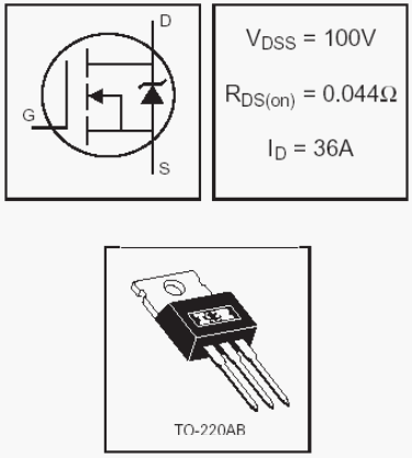 IRL540N, HEXFET Power MOSFETs Discrete N-Channel