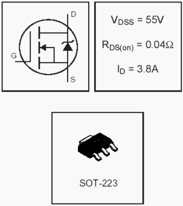 IRLL2705, HEXFET Power MOSFETs Discrete N-Channel