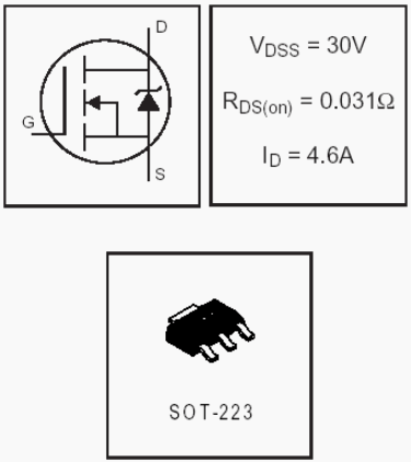 IRLL3303, HEXFET Power MOSFETs Discrete N-Channel