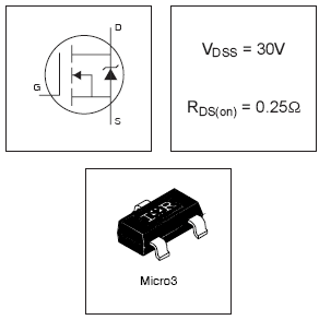 IRLML2803, Транзистор с логическим уровнем управления