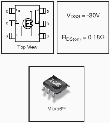 IRLMS5703, HEXFET Power MOSFETs Discrete P-Channel
