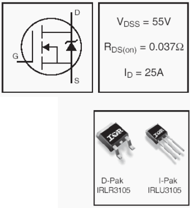 IRLR3105, HEXFET Power MOSFETs Discrete N-Channel