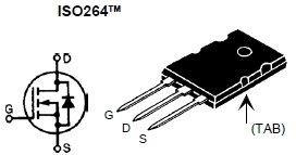 IXFG55N50, N-канальный силовой MOSFET транзистор со встроенным быстрым диодом (HiPerFET)
