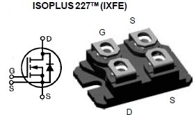 IXFE180N10, N-канальный силовой MOSFET транзистор со встроенным быстрым диодом (HiPerFET)