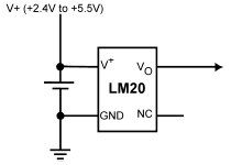 LM20, Прецизионный температурный датчик