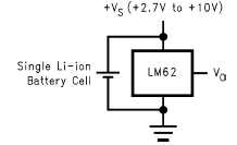 LM62, Прецизионный температурный датчик