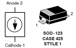 NSI45020T1G, Стабилизатор тока и драйвер светодиодов на ток 20мА