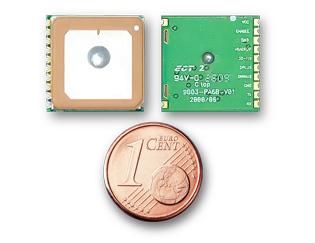 PA6B, GPS-модуль на базе чипсета Mediatek MT3329 с интегрированной антенной