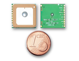 PA6E, GPS-модуль на базе чипсета Mediatek MT3329 с интегрированной антенной
