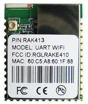 RAK413A, WI-FI модуль для пайки в отверстия, с интегрированным TCP/IP стеком и поддержкой полного набора AT-команд