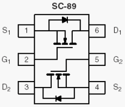 Si1026X, N-Channel 60-V (D-S) MOSFET