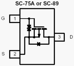 Si1031R, P-Channel 1.8-V (G-S) MOSFET