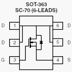 Si1400DL, N-Channel 20-V (D-S) MOSFET