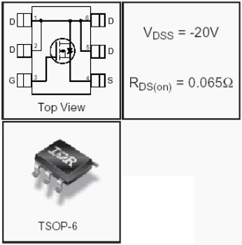 SI3443DV, HEXFET Power MOSFETs Discrete P-Channel