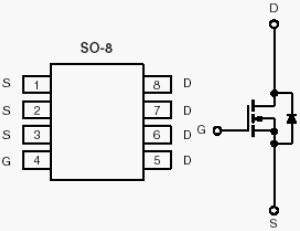 Si4688DY, N-Channel 30-V (D-S) MOSFET
