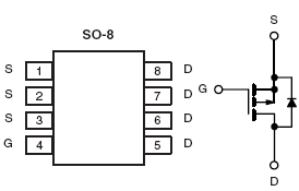 Si9407BDY, P-Channel 60-V (D-S) MOSFET