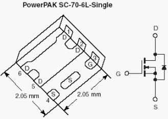 SiA456DJ, N-Channel 200-V (D-S) MOSFET