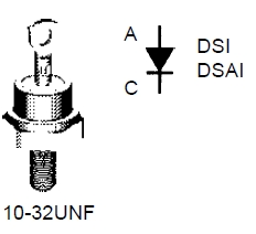 DSI17-08A, Выпрямительный диод, 800 В, 40 А