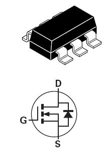 ZXMN2B03E6, 20V SOT23 N-channel enhancement mode MOSFET with low gate drive capability