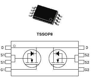 STC5NF20V, N-channel 20V - 0.030? - 5A - TSSOP8 2.7V-drive STripFET™ II Power MOSFET