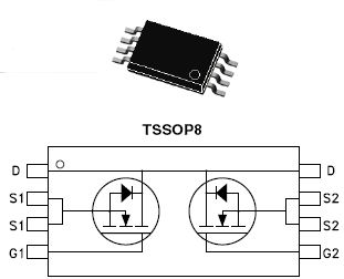 STC6NF30V, N-channel 30V - 0.020? - 6A - TSSOP8 2.5V-drive STripFET™ II Power MOSFET