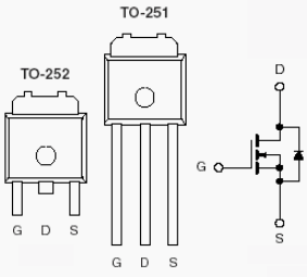 SUD50N04-13P, N-Channel 40-V (D-S), 175C MOSFET