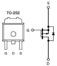 SUD50P04-40P, P-Channel 40-V (D-S) MOSFET