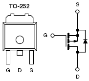 SUD50P08-25L, P-Channel 80-V (D-S) 175°C MOSFET