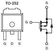 SUD50P10-43L, P-Channel 100-V (D-S) 175°C MOSFET