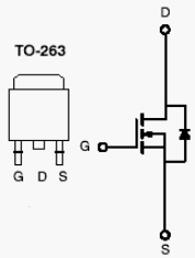 SUM85N03-06P, N-Channel 30-V (D-S) 175C MOSFET