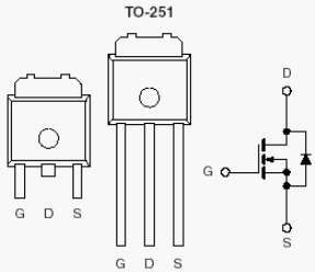 SUD50N10-18P, N-Channel 100-V (D-S), 175°C MOSFET